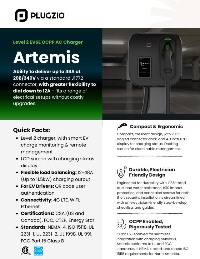 Artemis 48A Product Data Sheet preview