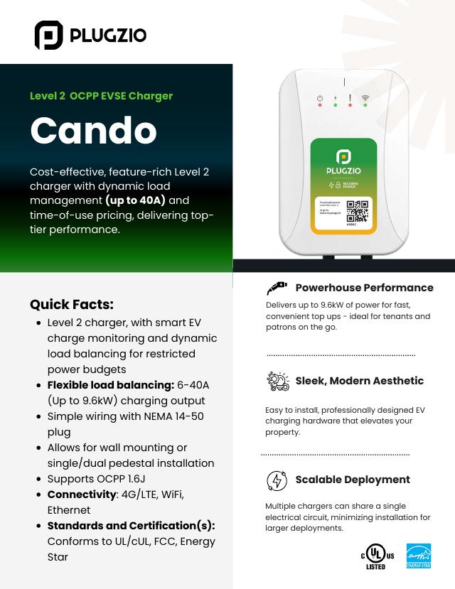 Cando Product Data Sheet preview